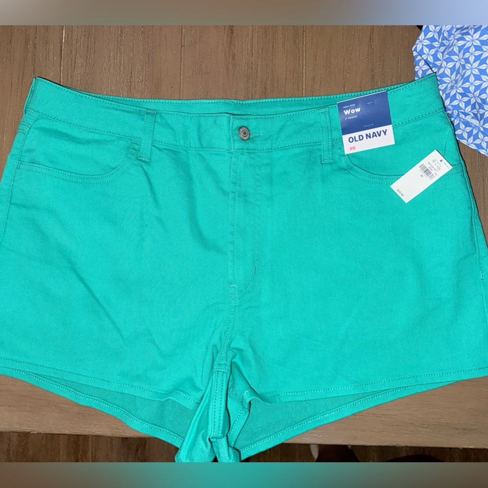 Old Navy Vibrant Turquoise Shorts